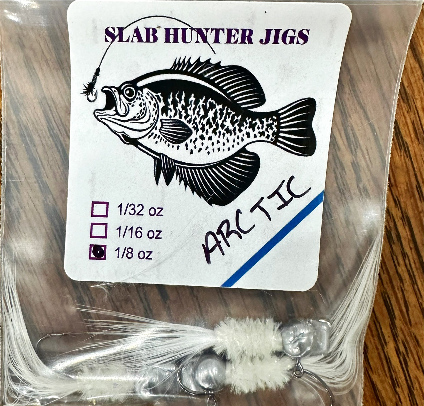 Custom Hand Tied Crappie - Arctic