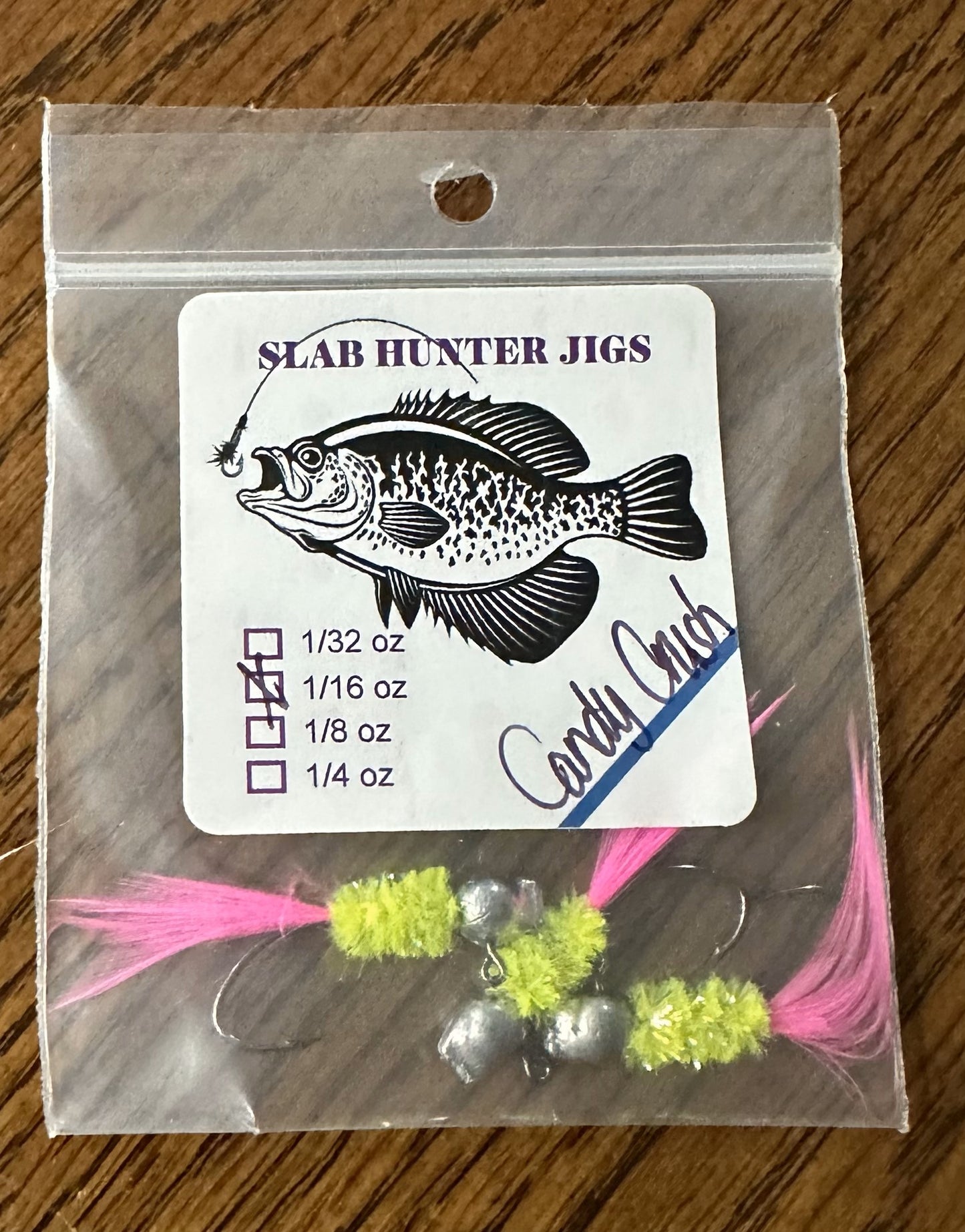 Custom Hand Tied Crappie - Candy Crush