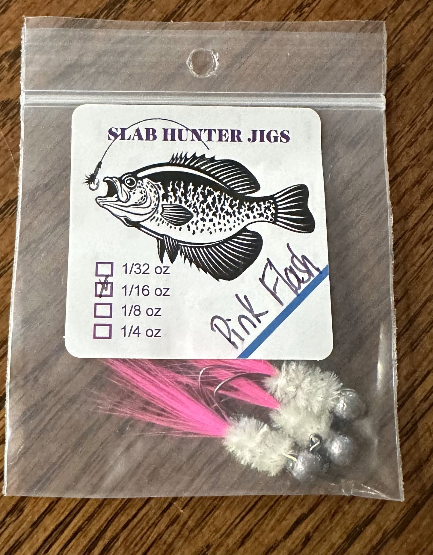 Custom Hand Tied Crappie - Pink Flash