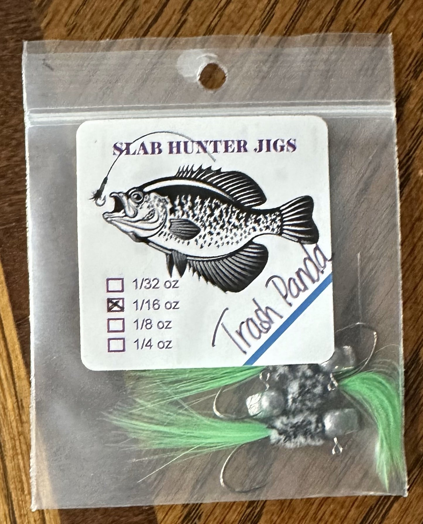 Custom Hand Tied Crappie - Trash Panda