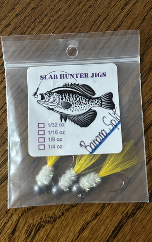 Custom Hand Tied Crappie  - Banana Split