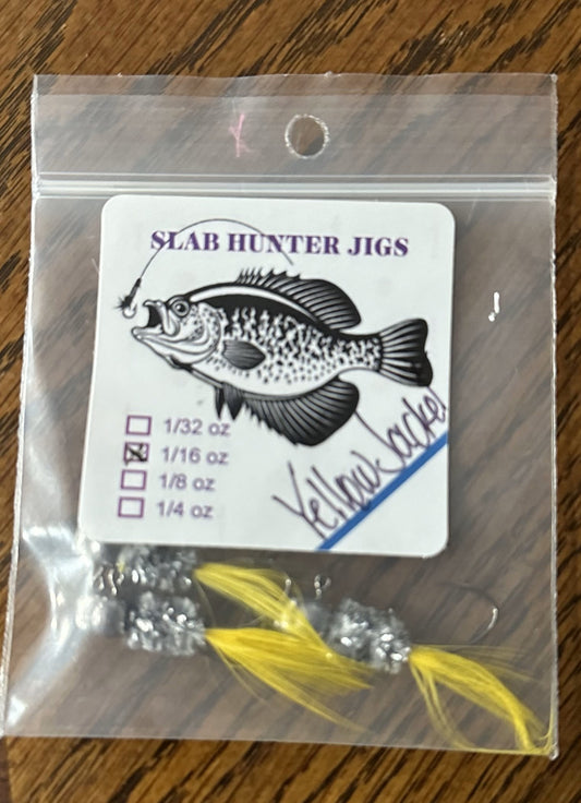 Custom Hand Tied Crappie  - Yellow Jacket